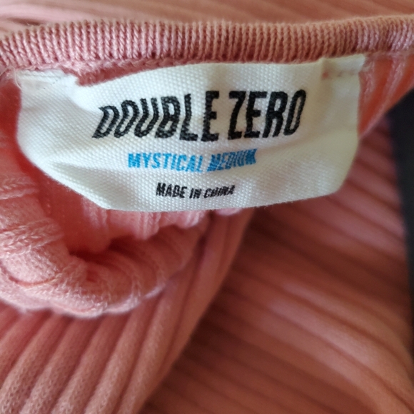 Teak Rose Ribbed Mini Dress Size Medium - Picture 7 of 7